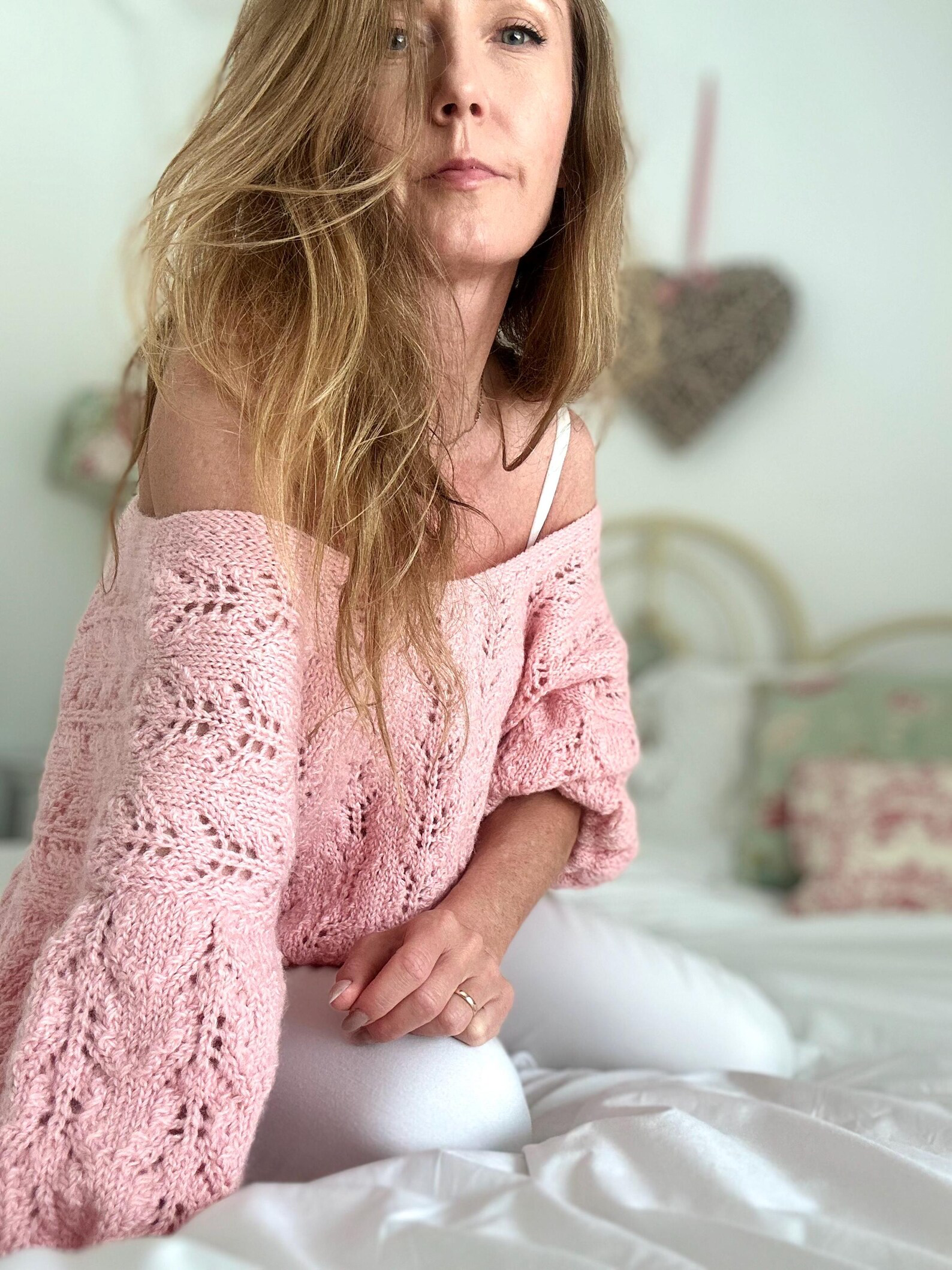 Hand-knitted women's BabyAlpacaBlend sweater, luxury winter gift – Eco Artisan Soft Knitwear for her