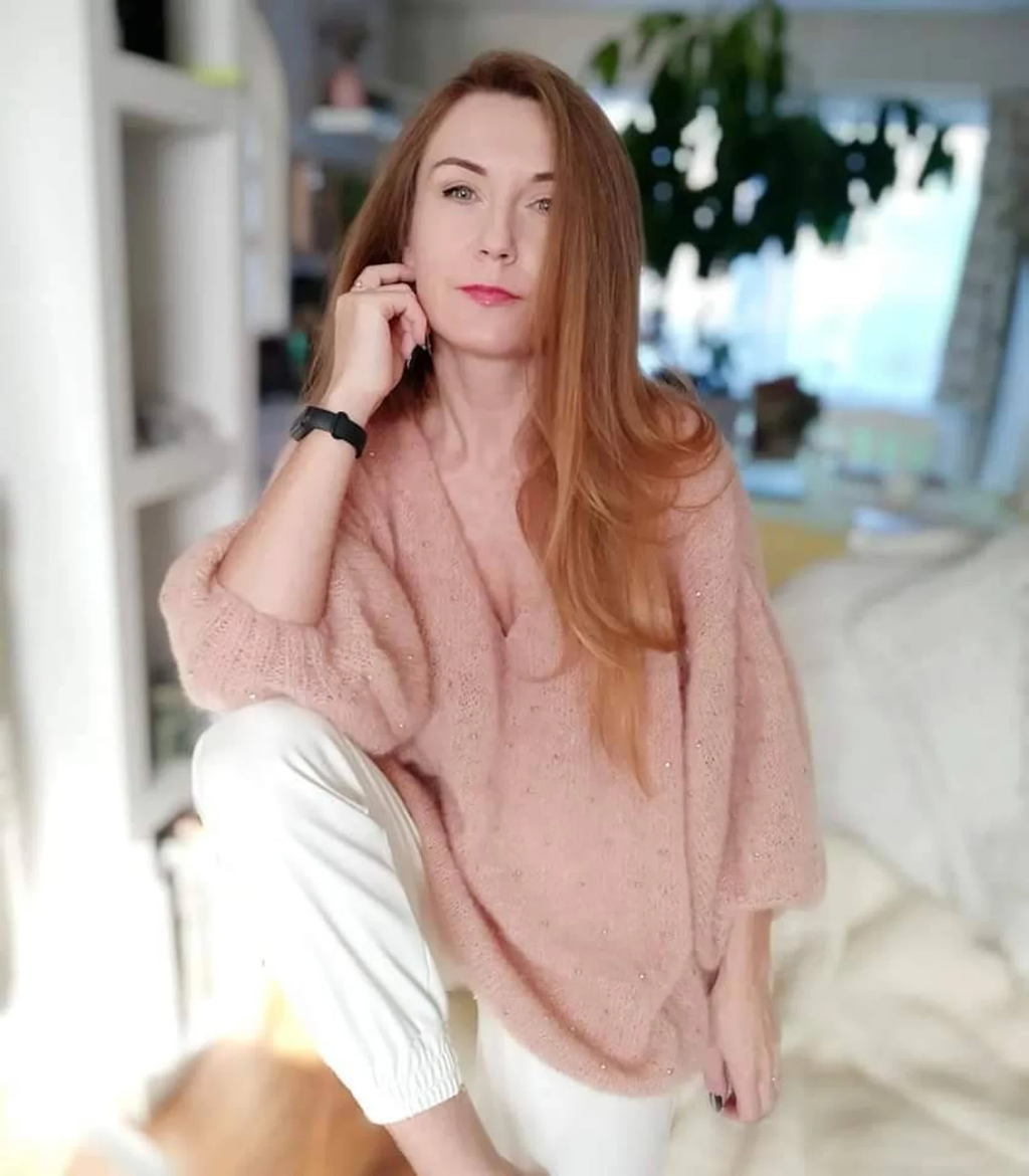 Luxury Hand Knitted Alpaca Silk Top for Women, Soft Bridal Bolero Embellished Pullover, Sustainable Gift Made to Order Knitwear