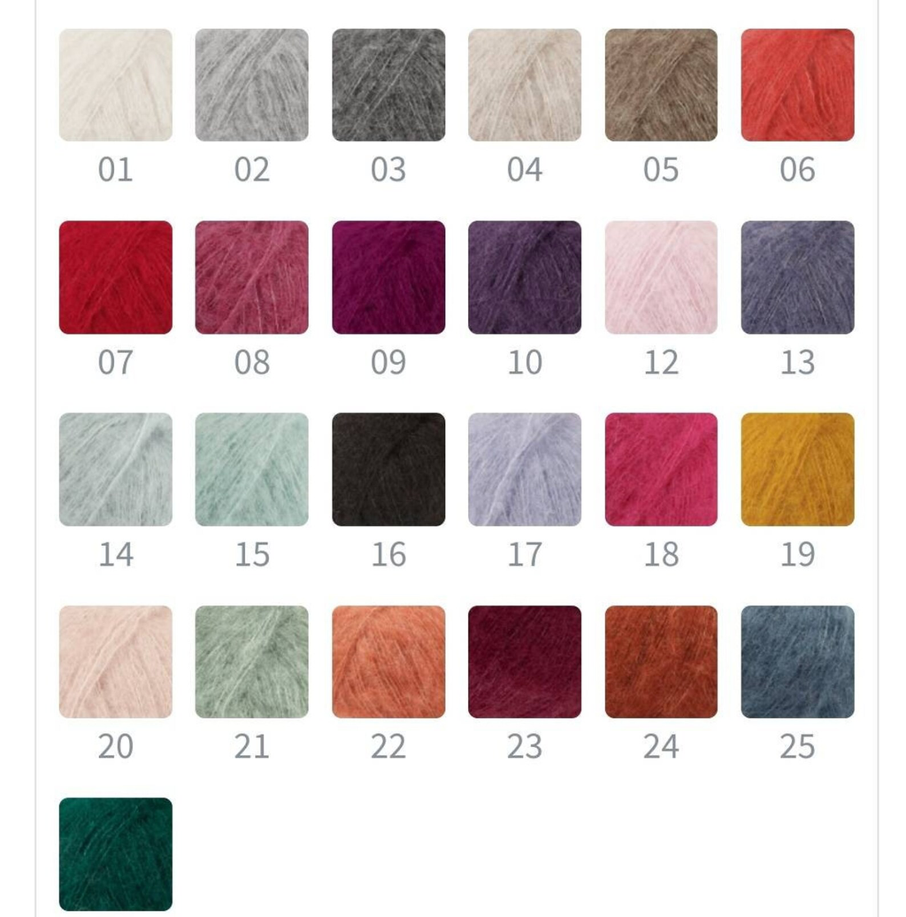 Alpaca Silk Mini Sweater Dress Hand-Knit Oversized Off-Shoulder Puff Sleeve for Women Cozy Holiday Outfit & Gift, Low-Itch Luxury