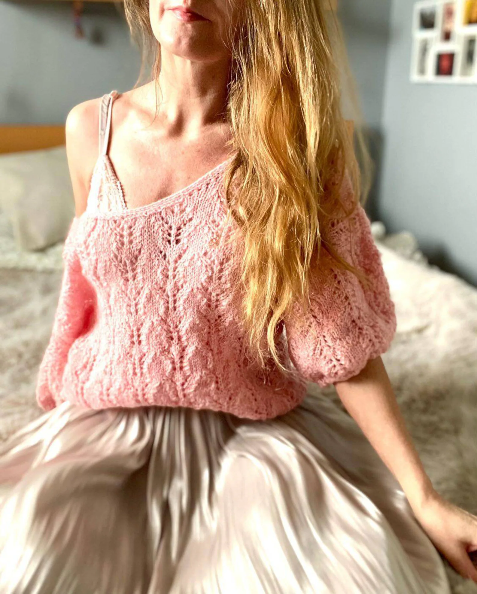 Hand-knitted women's BabyAlpacaBlend sweater, luxury winter gift – Eco Artisan Soft Knitwear for her
